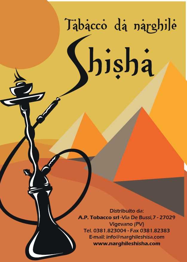 Melassa per narghilè shisha senza tabacco c'è sul mercato?