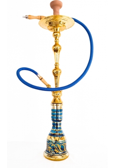 Narghilè dorato modello  2225d ice gold cm 90