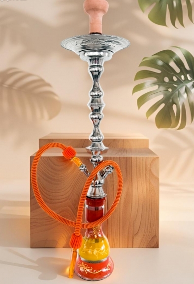 Narghilè shisha 1992 C safaga cm 96 2 tubi nuova serie