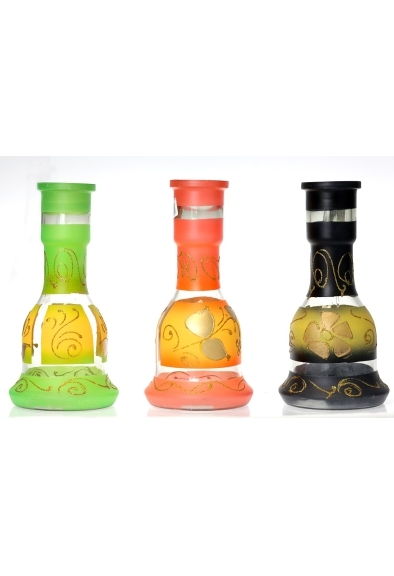 Set 3 ampolle  per shisha decorate a mano 2869