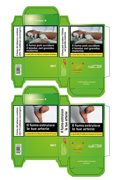 Al Oustura melassa shisha menta conf.50 gr codice AMS 3985