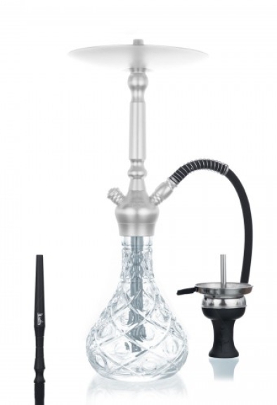 Narghilè shisha Alux Admiral silver