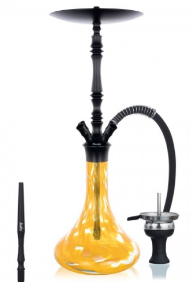  Narghilè shisha Aladin Alux 4 tubi giallo