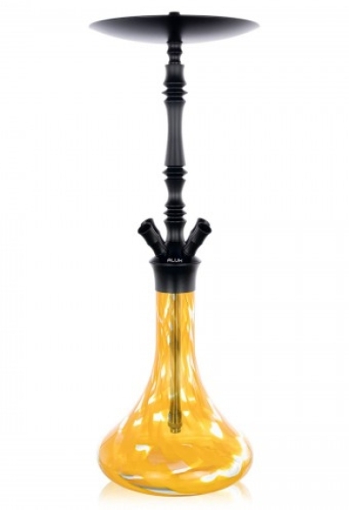 narghilè shisha Aladin Alux  giallo