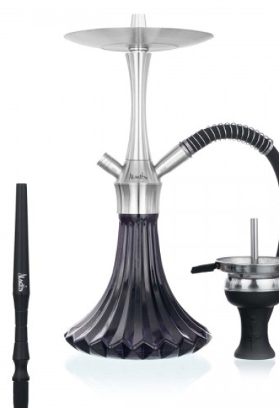 Narghilè Shisha aladin professional  due tubi nero 1114